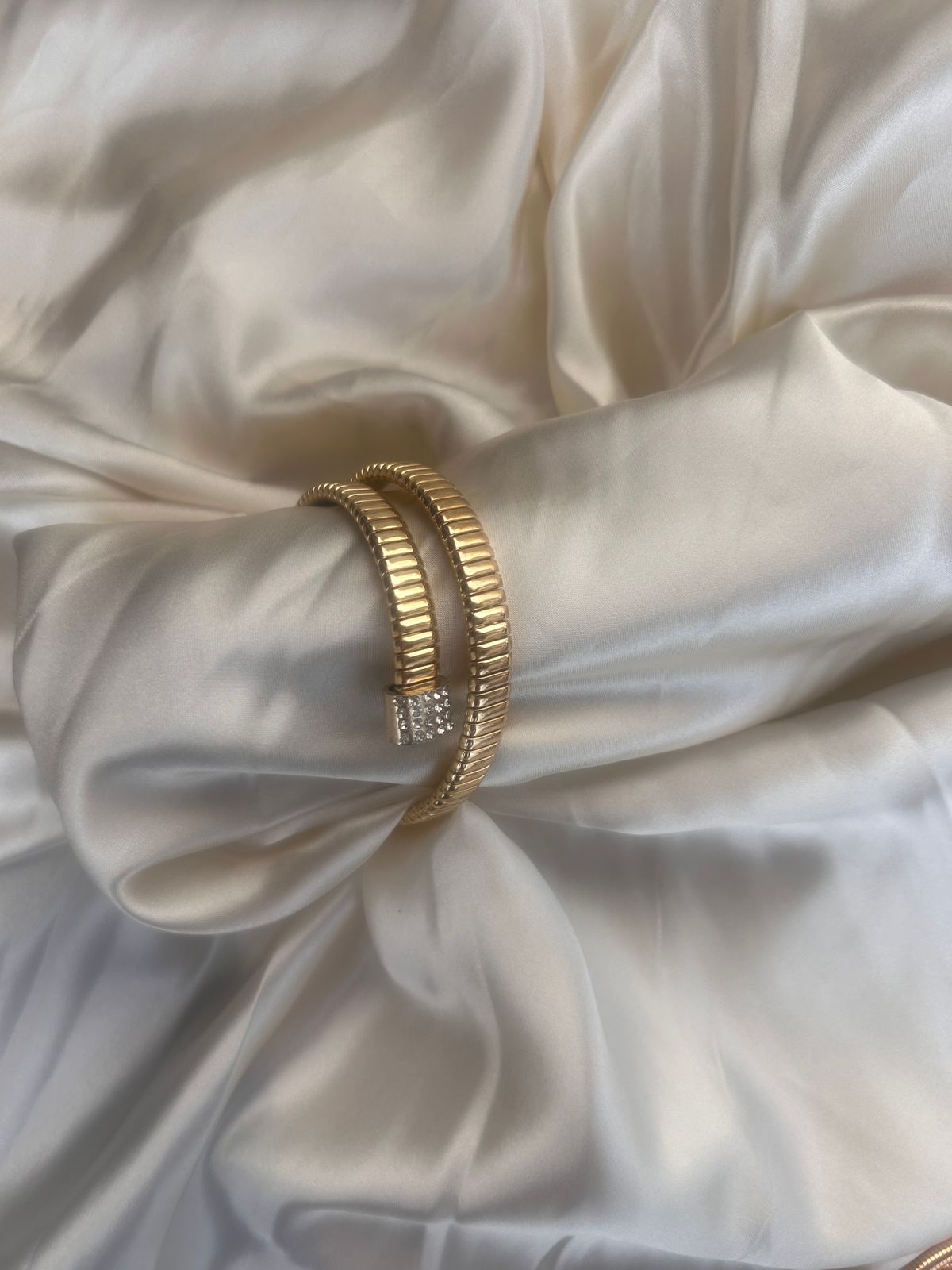 Crystal Snake Wrap Bracelet – Anti-Tarnish