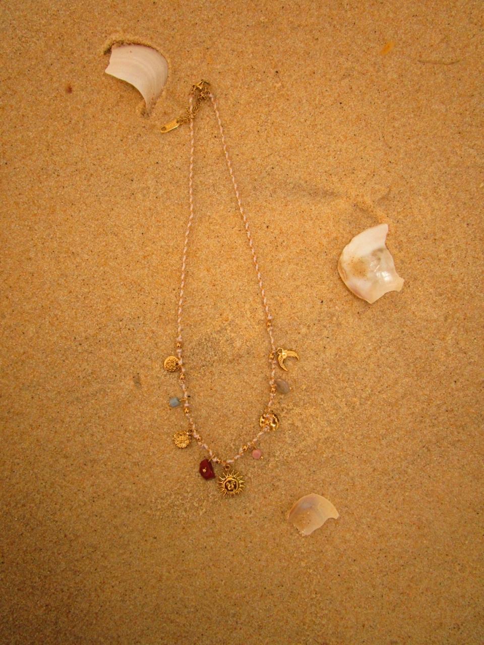 Sun & Moon Charm Necklace