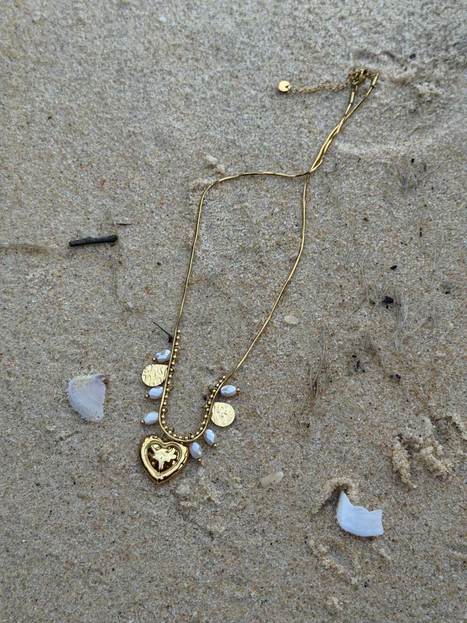 Golden Heart Necklace ♡