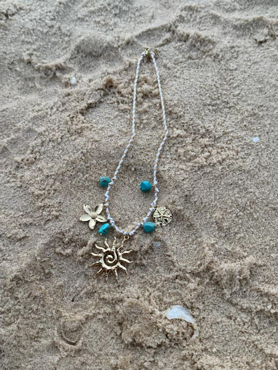 Turquoise Sun Necklace ☀️